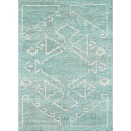 Handmade Knotted Hand Woven Bamboo Wool Rug